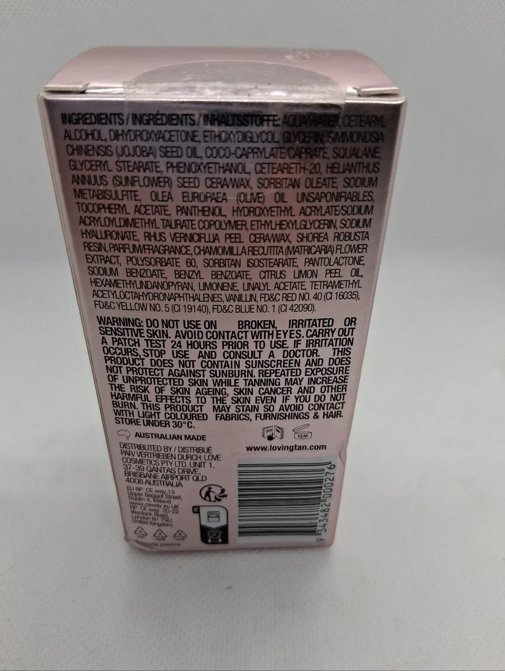 2 HR Express Face Tanning Serum Hyaluronic Acid+B5 Retail $35